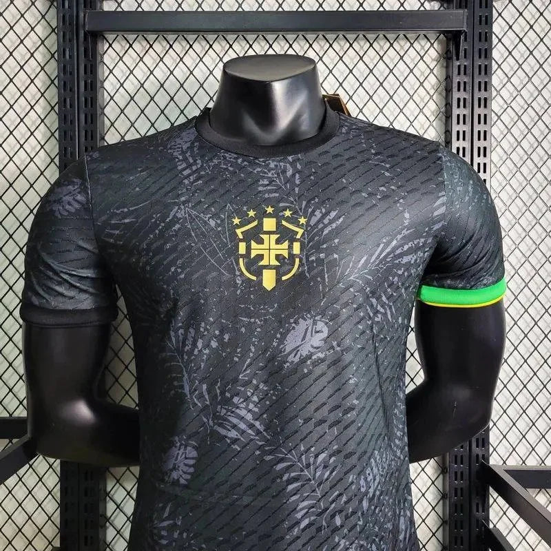 2023 Brazil Special Edition Black Soccer Jersey - Player Version