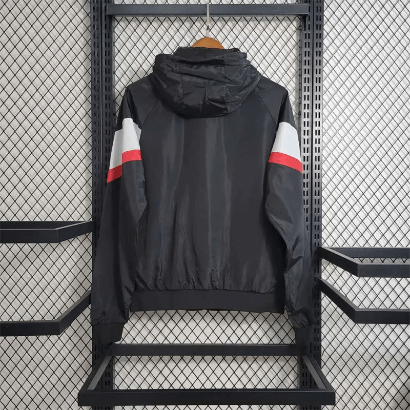 2023/2024 PSG Windbreaker Black And White