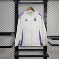 2025/2026 Real Madrid Jacket White Windbreaker