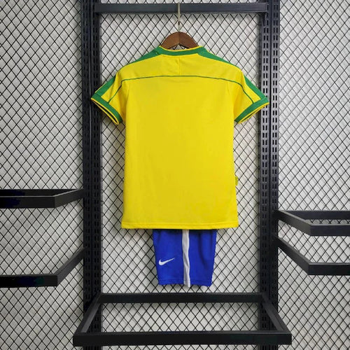 1994 Retro Kids Size Brazil Home Soccer Jersey