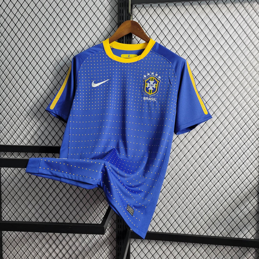 2010 Retro Brazil Away Football Shirt