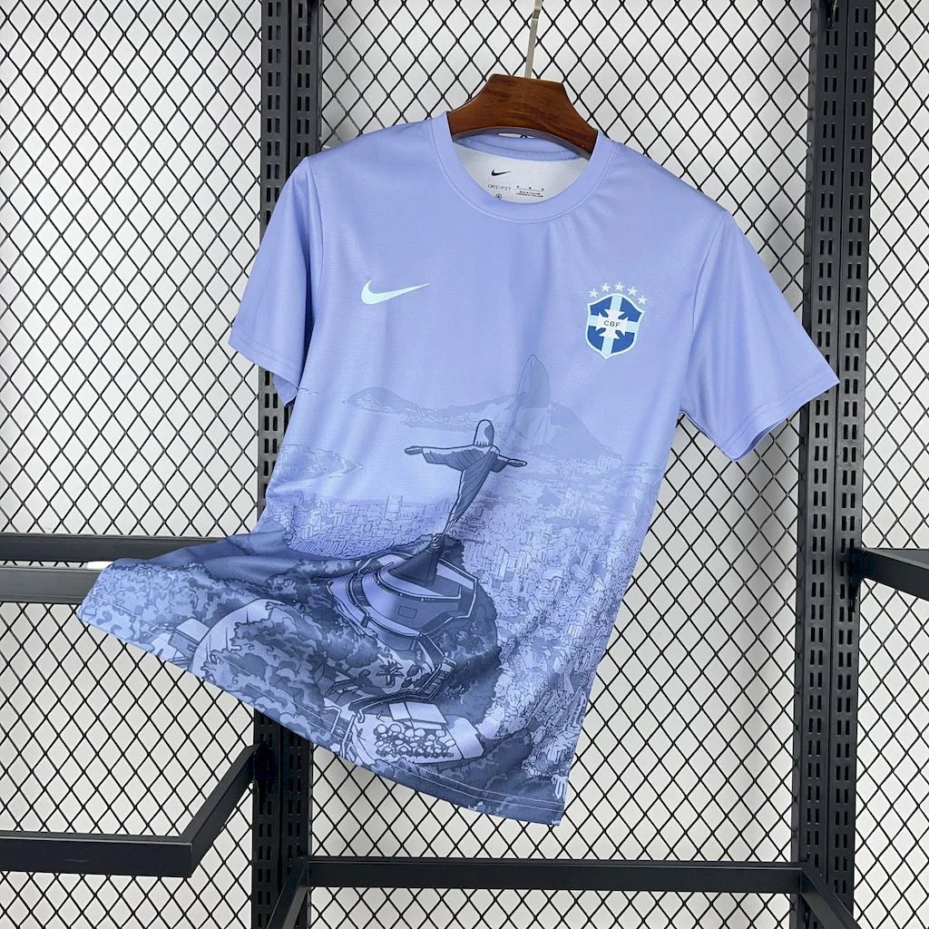 2025 Brazil Special Edition Purple Football Shirt