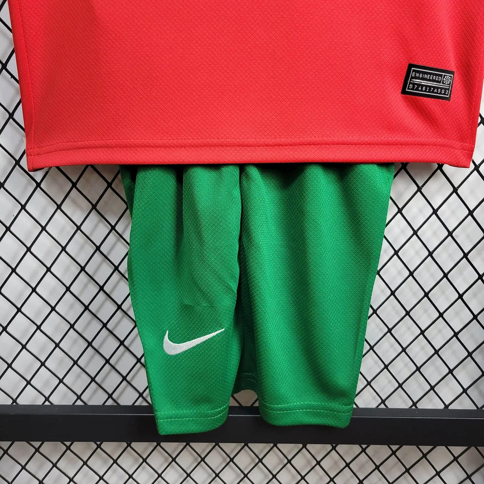 2024 Portugal Home Football Shirt Kids Size