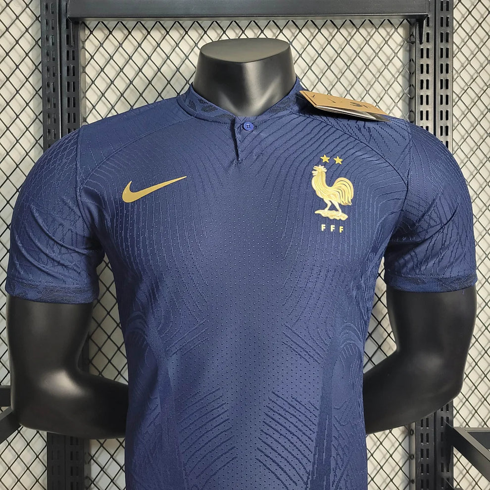 2022 FIFA World Cup France Home Football Shirt- Player Version