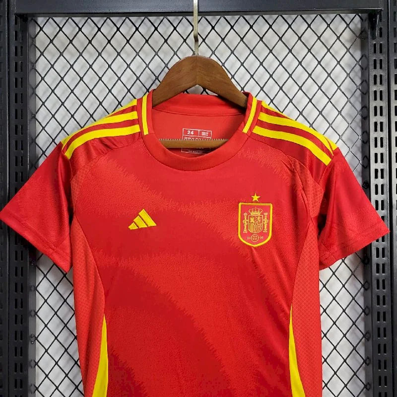2024 Kids Size Spain Home Football Shirt