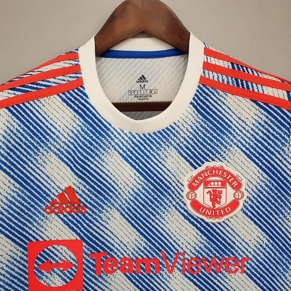 Manchester United Football Shirt Away 2021/2022 Retro