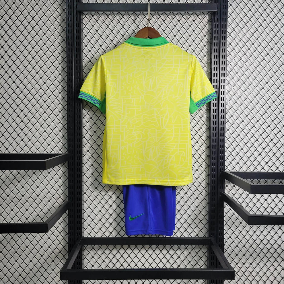 2024 Brazil Home Football Shirt Kids Size
