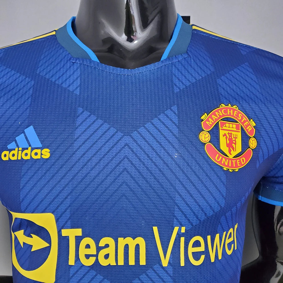 Manchester United Football Shirt Third Away 2021/2022 Retro- Player Version