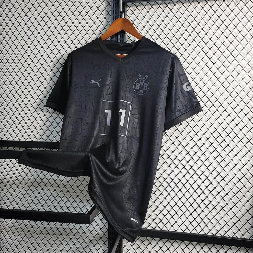 2023 Dortmund Blackout Special Edition Football Shirt