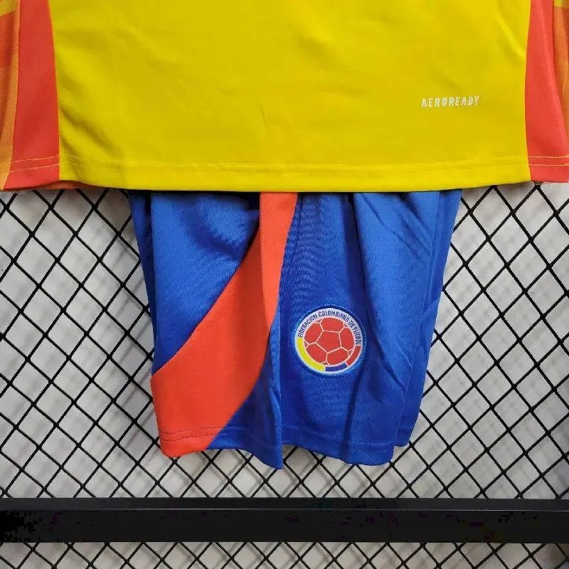 2024 Kids Size Colombia Home Football Shirt