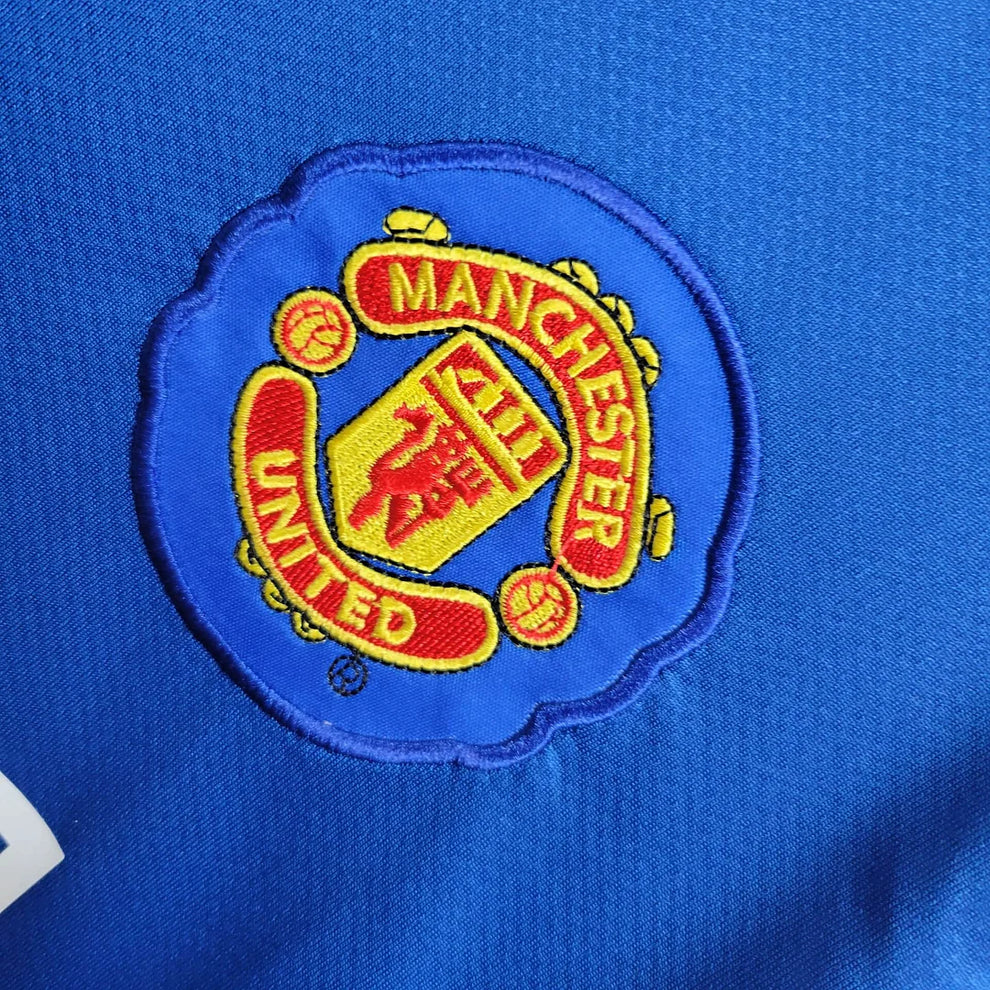 2007/2008 Retro Long Sleeve Manchester United Away Football Shirt