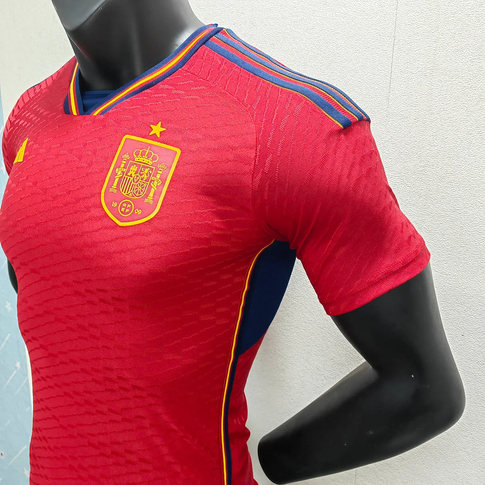 2022 FIFA World Cup Spain Home Soccer Shirt- Player Version