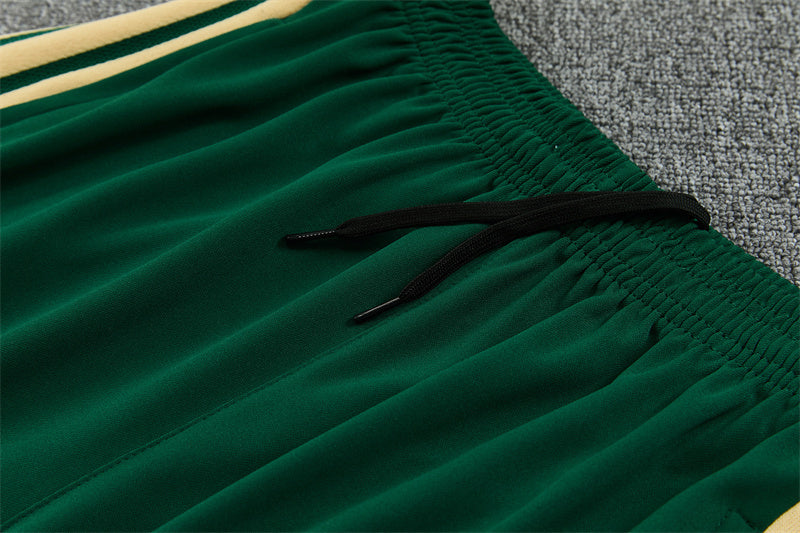 2026/2027 Italy Half Zipper White Green Tracksuit