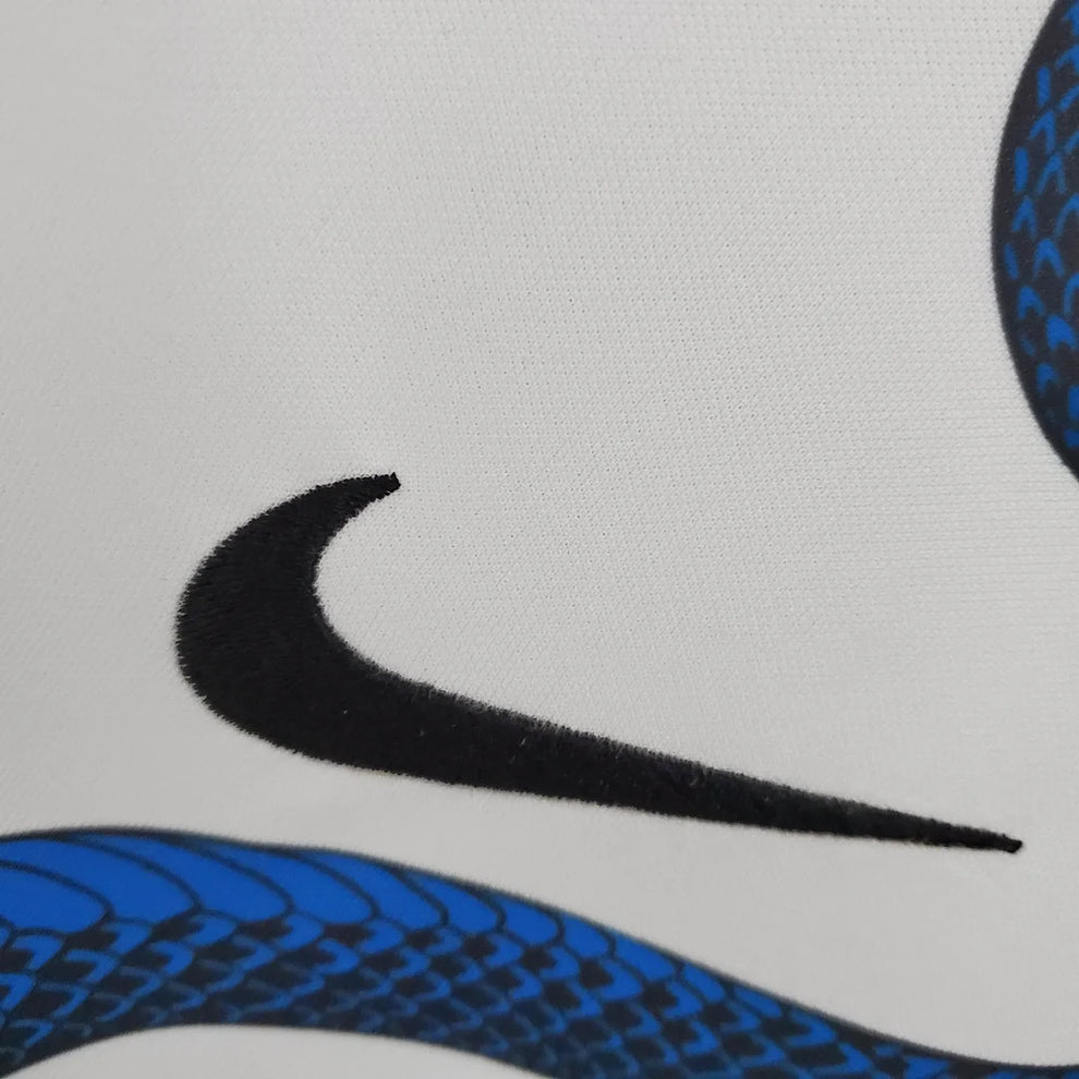 Internazionale Milan Football Jersey White 2021/2022 Retro