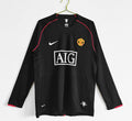 2007/2008 Retro Manchester United long Sleeve Soccer Jersey Third Away