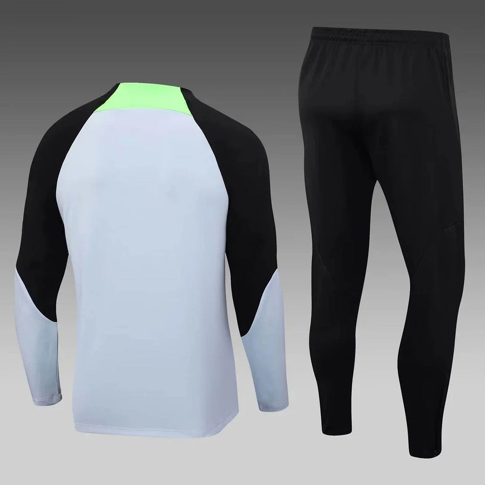 2023/2024 Liverpool Half-Pull Tracksuit Grey Jersey