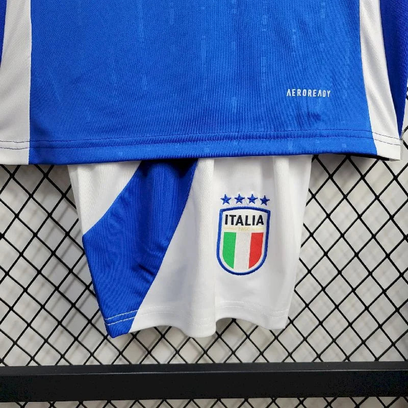 2024 Kids Size Italy Home Soccer Shirt