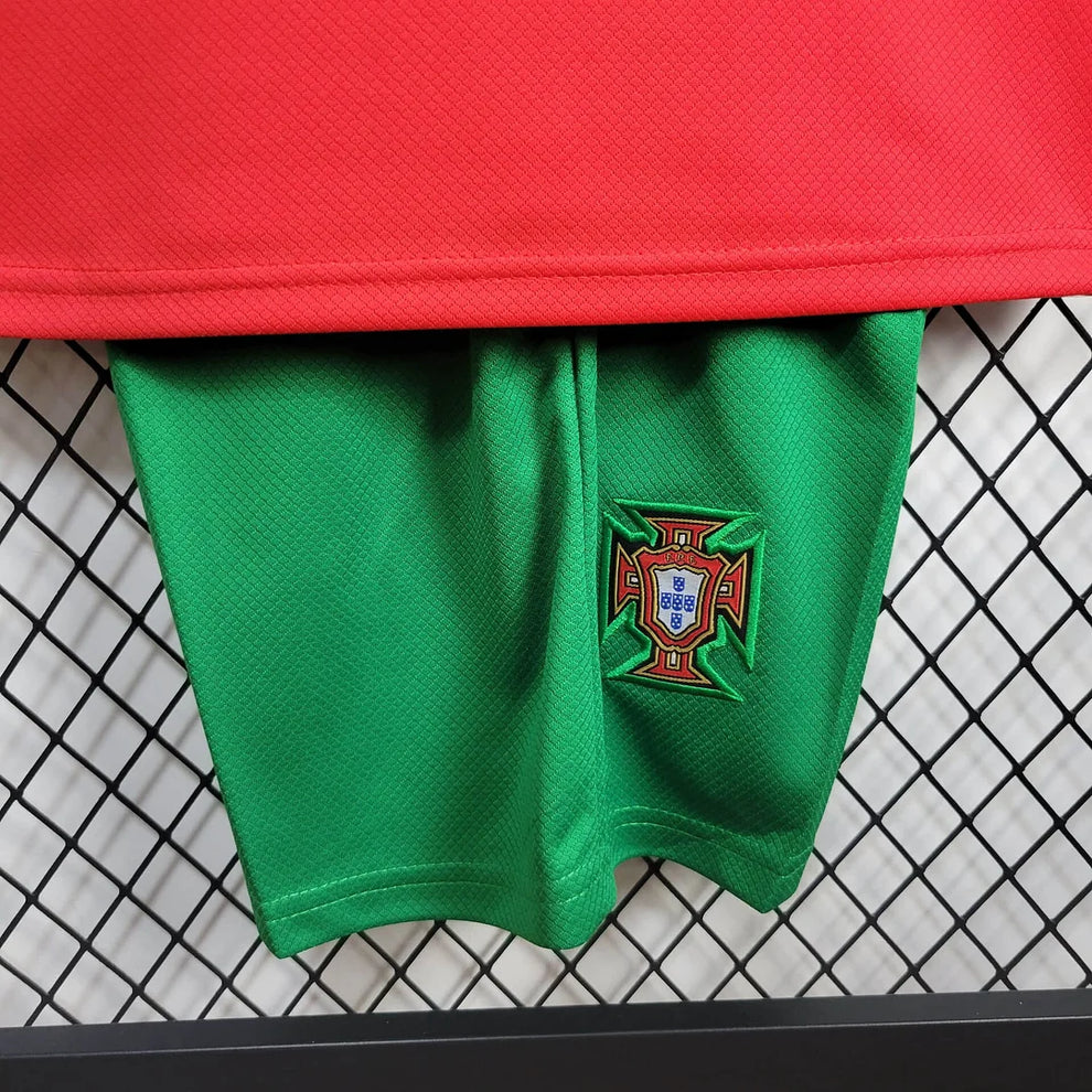 2024 Portugal Home Football Shirt Kids Size