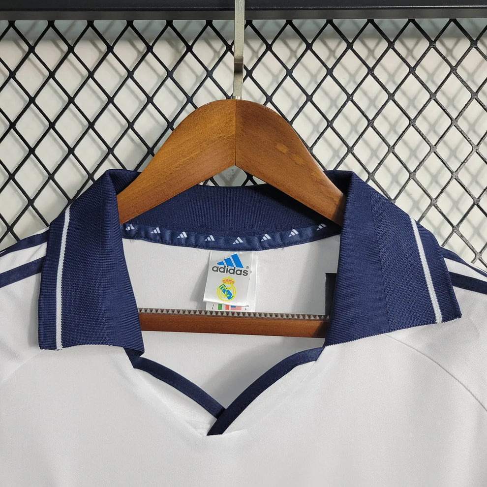 2000/2001 Retro Real Madrid Home Football Shirt