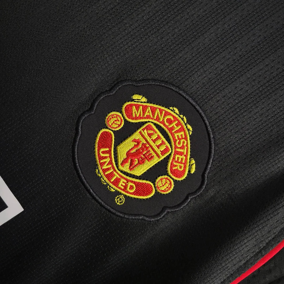 2007/2008 Retro Manchester United long Sleeve Soccer Jersey Third Away