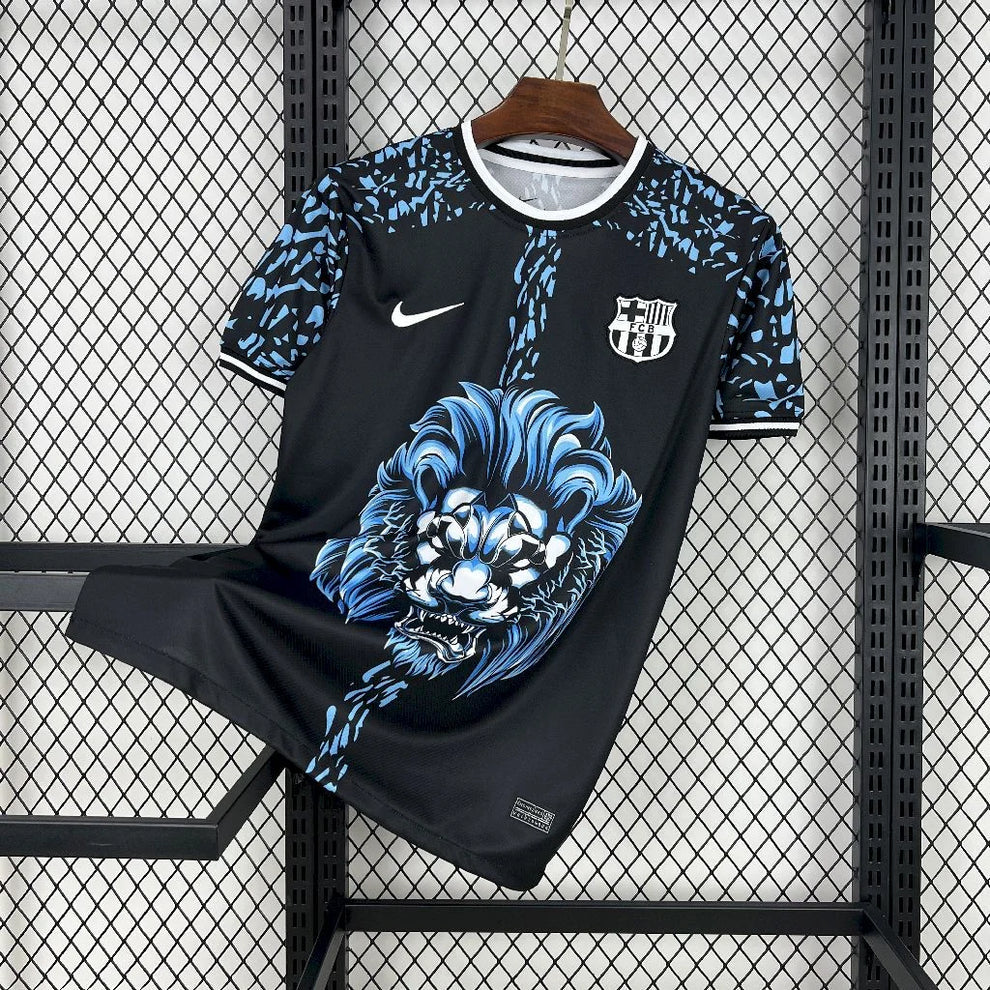 2025 Barcelona Black Lion Special Edition Football Shirt