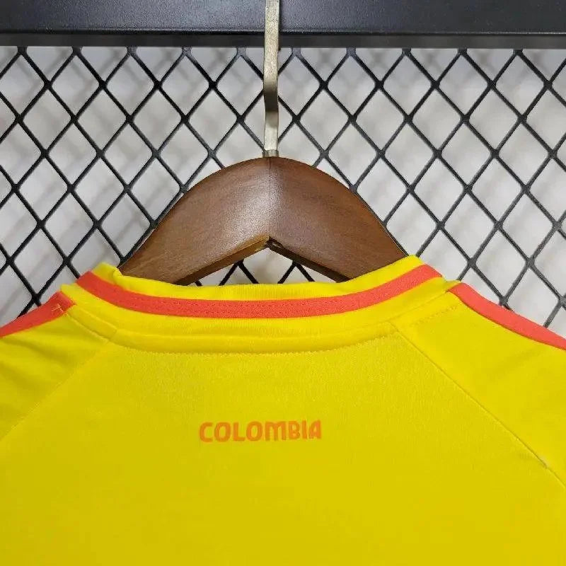 2024 Kids Size Colombia Home Football Shirt