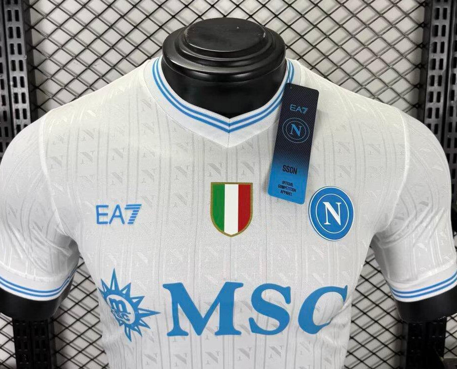 2025/2026 Player Version SSC Napoli Champions League Away Football Shirt