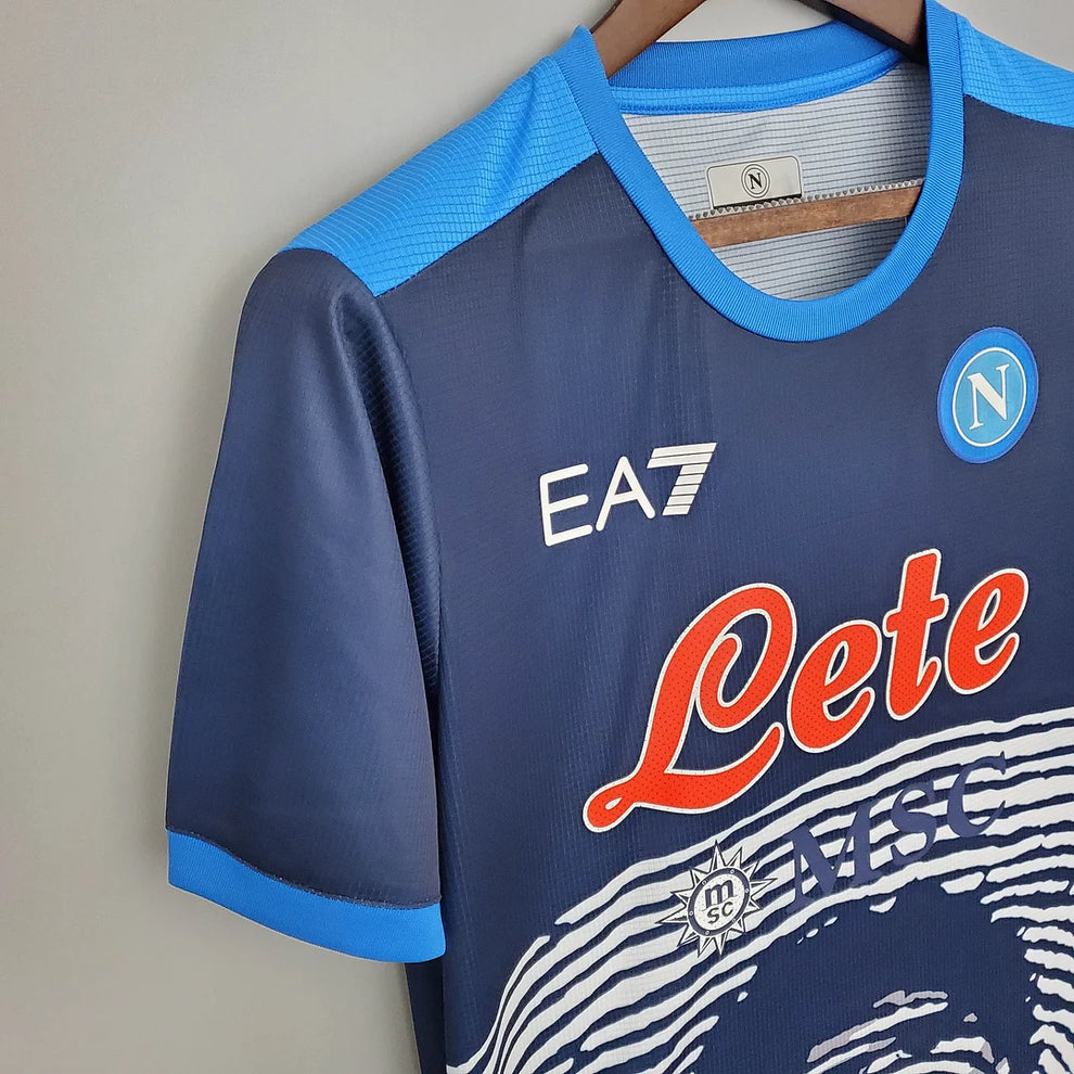 Napoli Soccer Commemorative Edition Blue Jersey 2021/2022 Retro