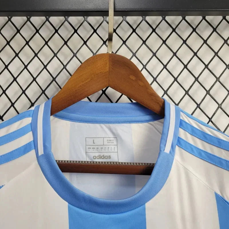 2024 Long Sleeve Argentina Home Soccer Jersey