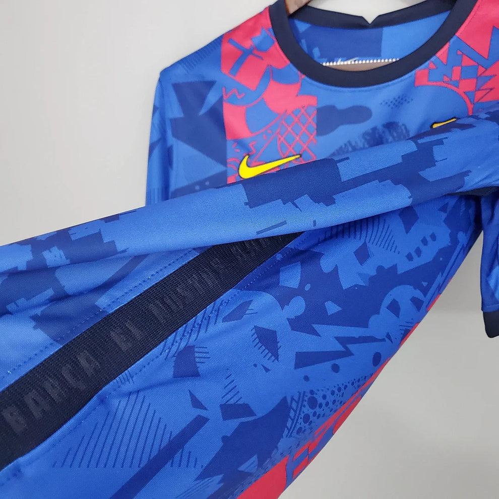 Barcelona Football Shirt 2021 / 2022 Retro