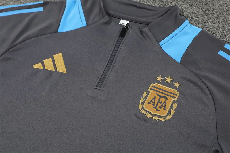 2024 Argentina Half-Pull Tracksuit Grey