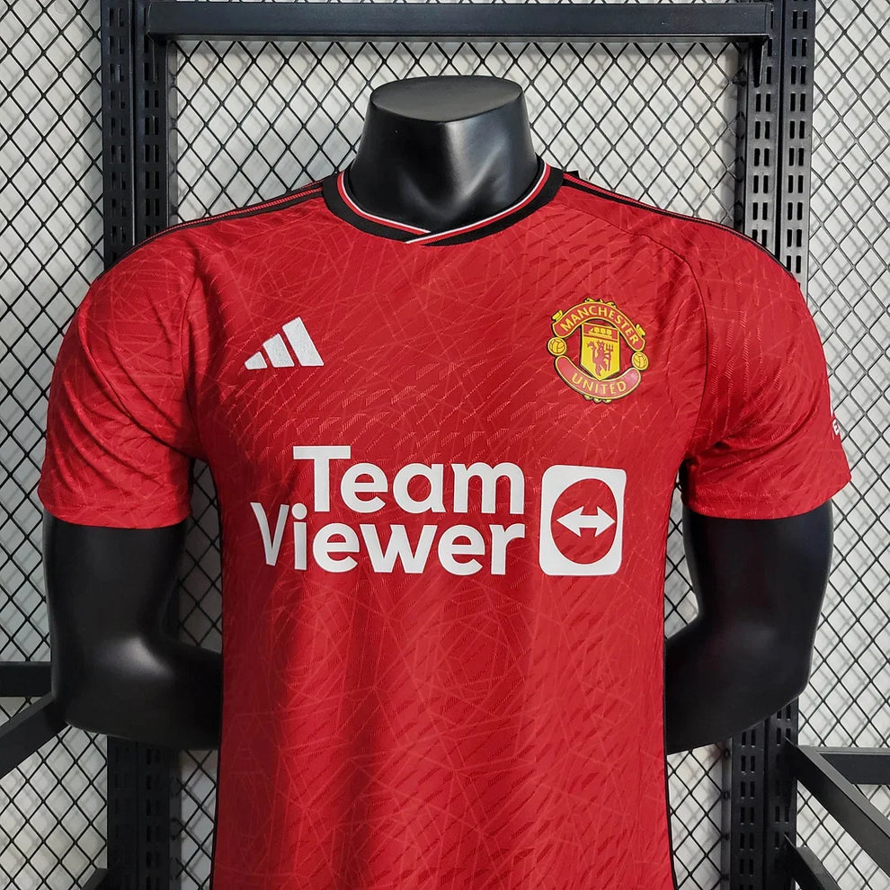 2023/2024 Manchester United Home Soccer Jersey - Player Version