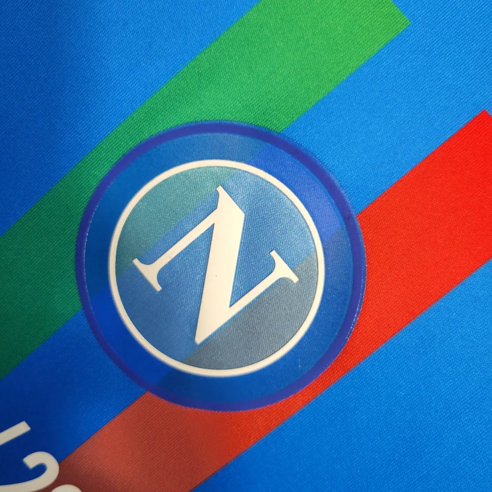 2023/2024 Napoli Soccer Commemorative Edition Blue Jersey