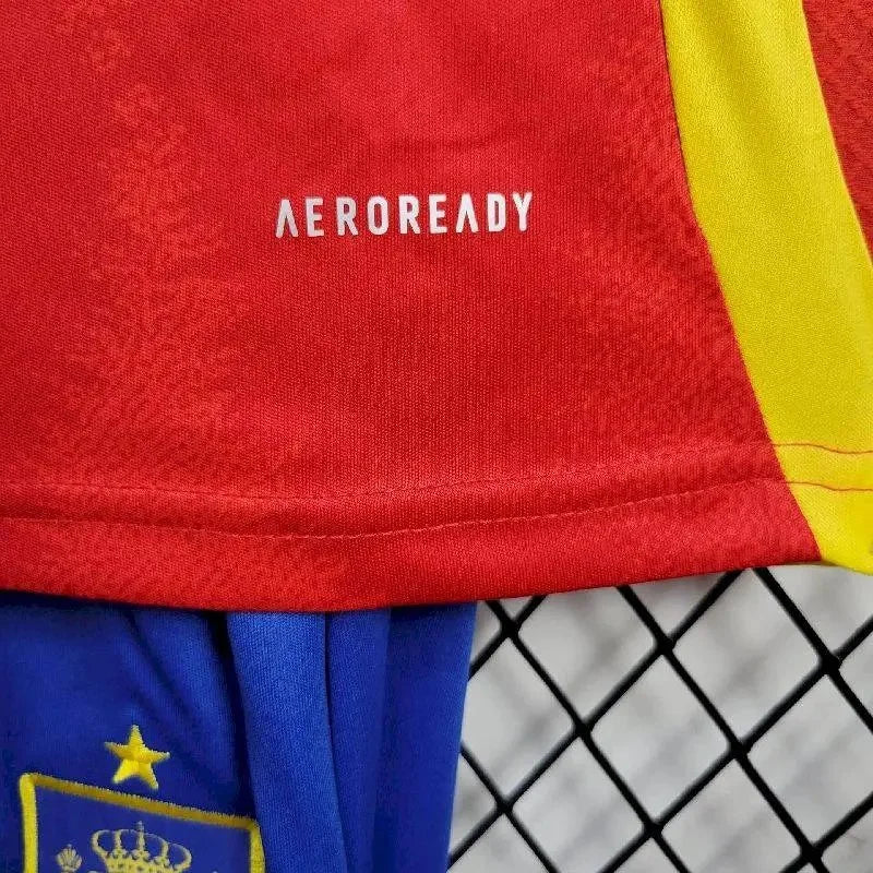 2024 Kids Size Spain Home Football Shirt