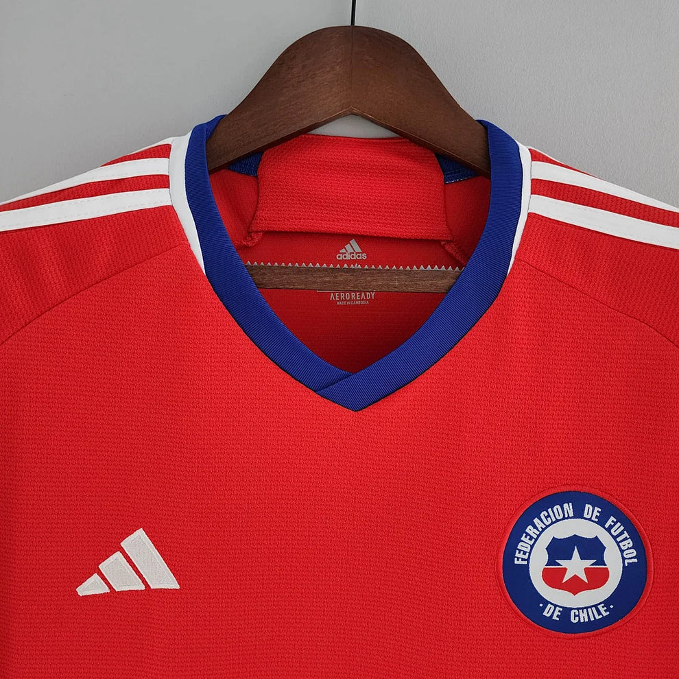 2022 Chile National Team Home Soccer Jersey