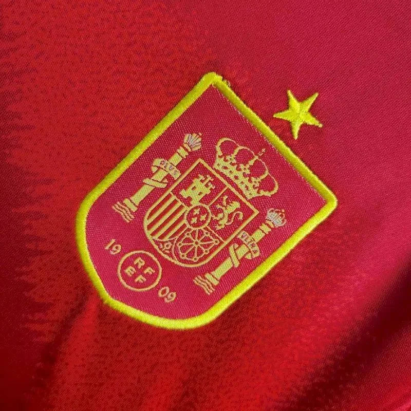 2024 Kids Size Spain Home Football Shirt