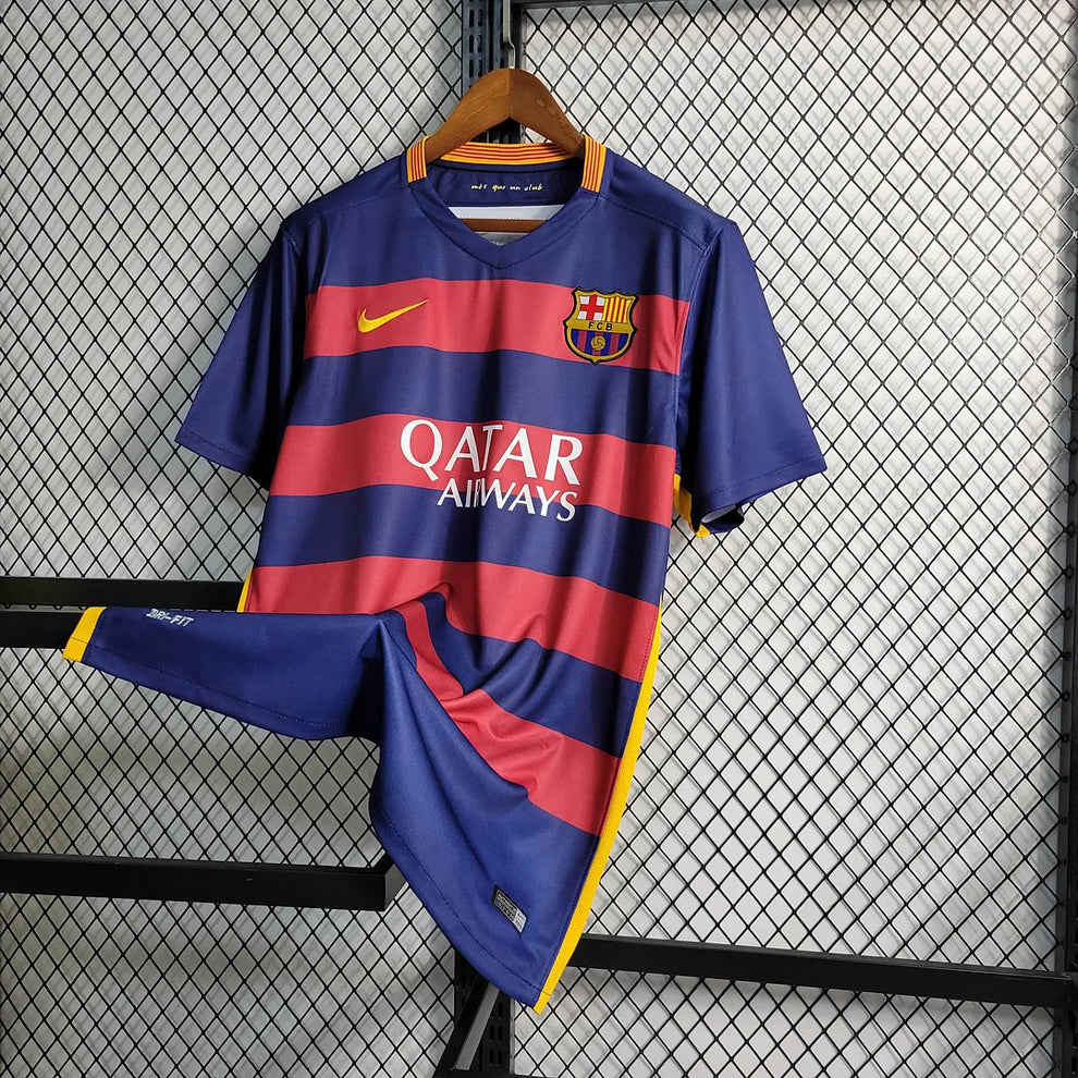 2015/2016 Retro Barcelona Football Shirt Home
