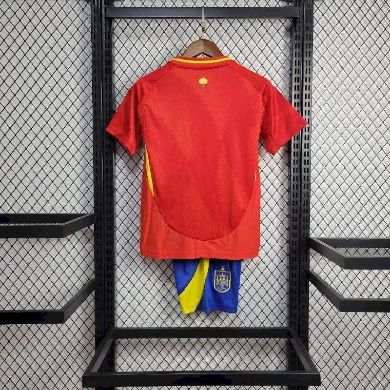 2024 Kids Size Spain Home Football Shirt