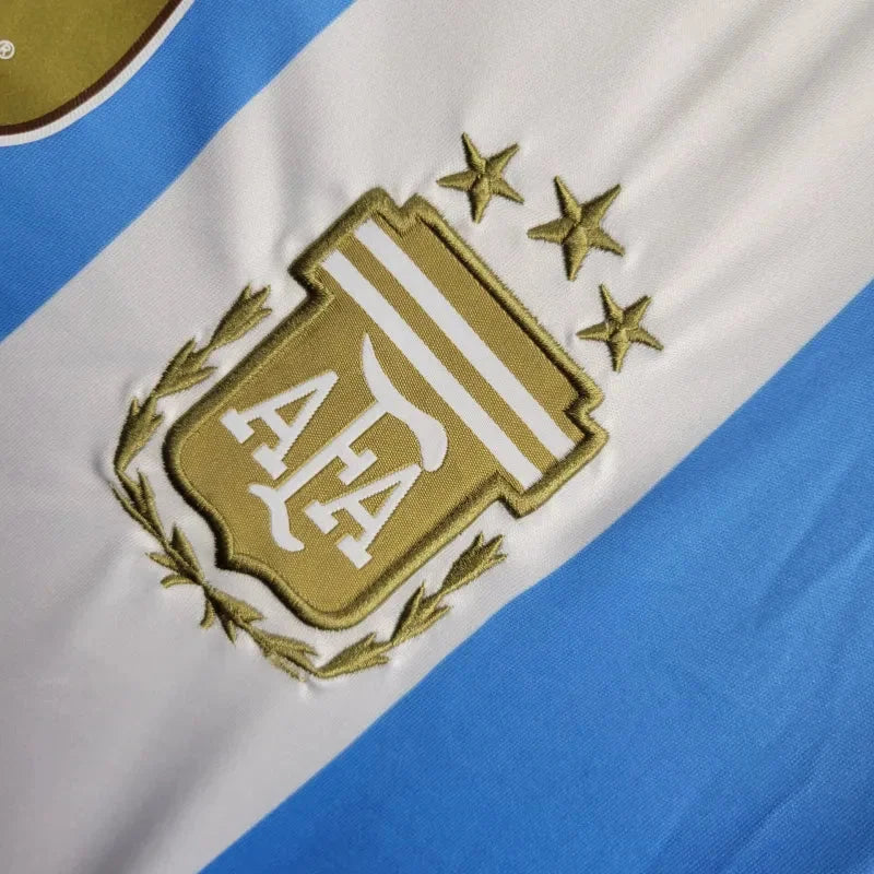 2024 Long Sleeve Argentina Home Soccer Jersey