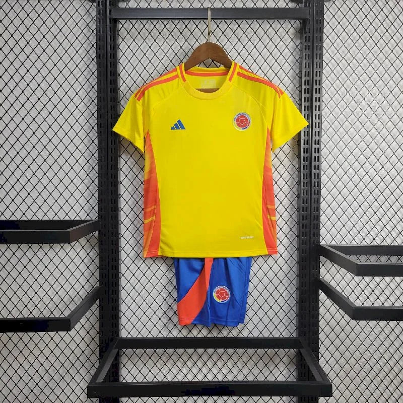 2024 Kids Size Colombia Home Football Shirt