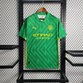 2023/2024 Manchester City Goalkeeper Green Football Shirt