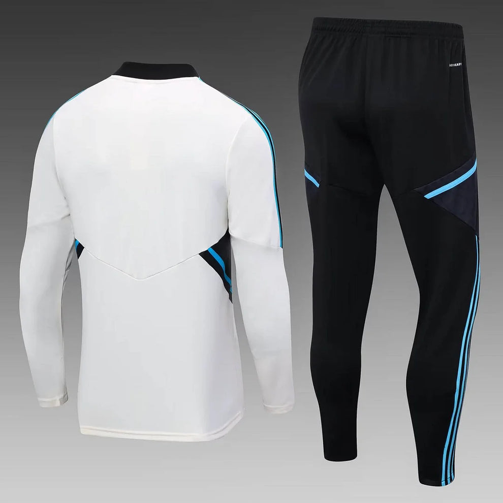2023/2024 Manchester United Half-Pull Tracksuit White