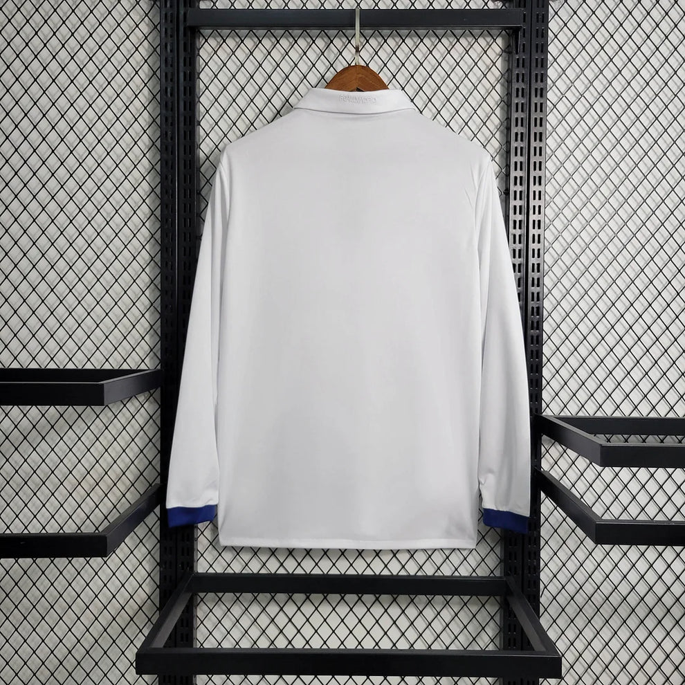 2016/2017 Retro Long Sleeve Real Madrid Home Football Shirt