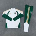 2026/2027 Italy Half Zipper White Green Tracksuit