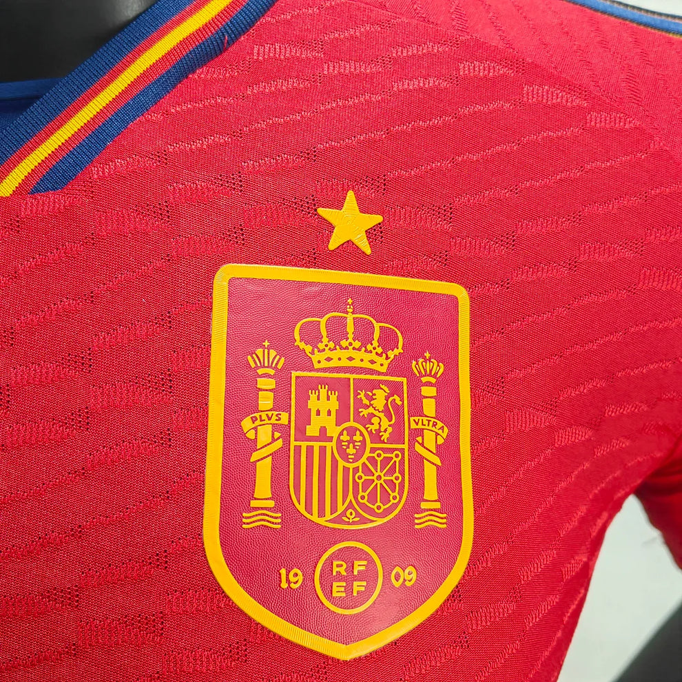 2022 FIFA World Cup Spain Home Soccer Shirt- Player Version