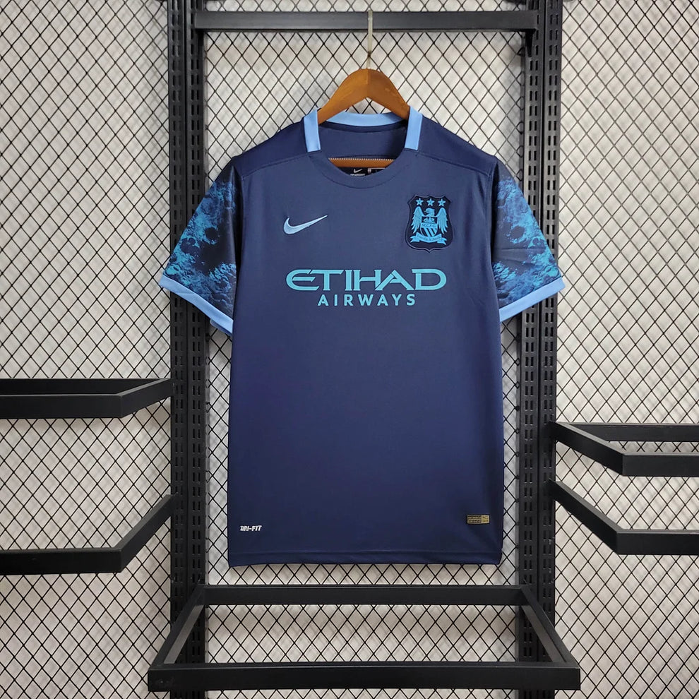 2015/2016 Retro Manchester City Away Football Shirt