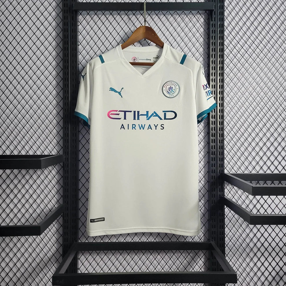Manchester City Football Shirt 2021/2022 Retro
