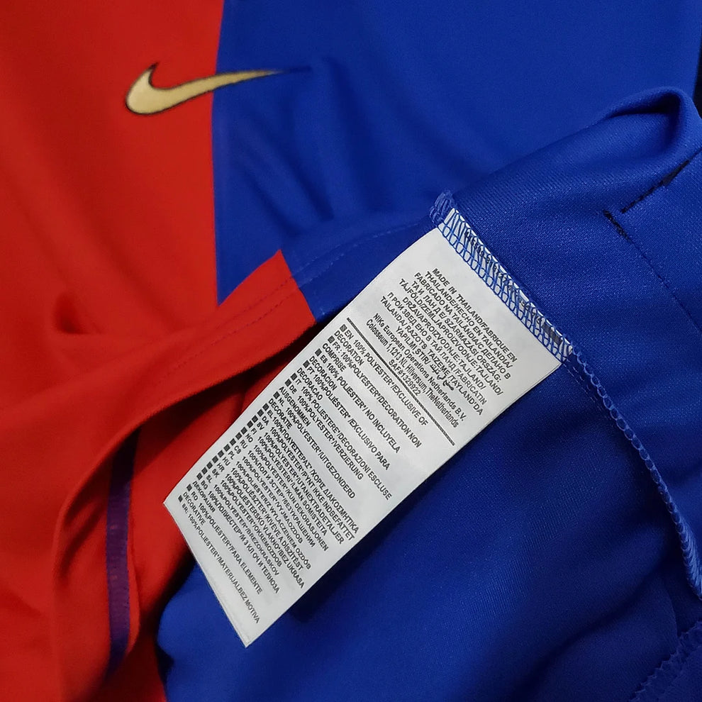 1999/2000 Retro Barcelona Home 100th Anniversary Version Football Shirt