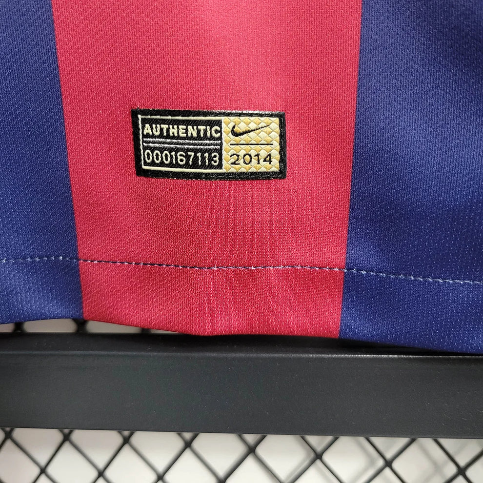 2014/2015 Retro Barcelona Football Shirt Home