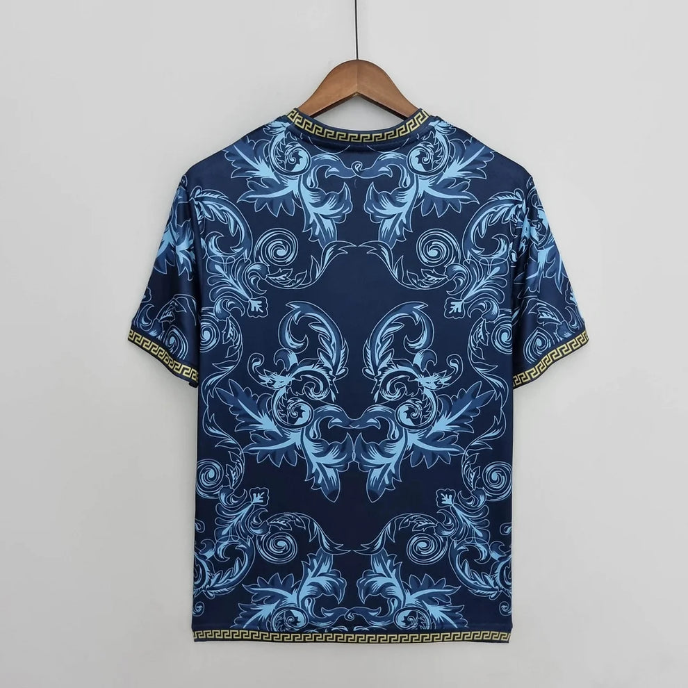 2022 Italy Commemorative Edition Blue Soccer Shirt